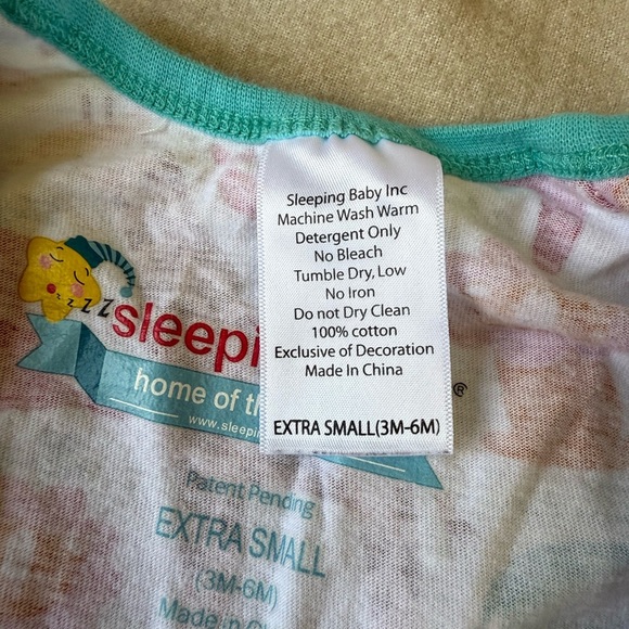 Zipadee Zip Transition Swaddle Sleep Sack Zoo Safari Size XS 3-6 Months - Picture 4 of 6